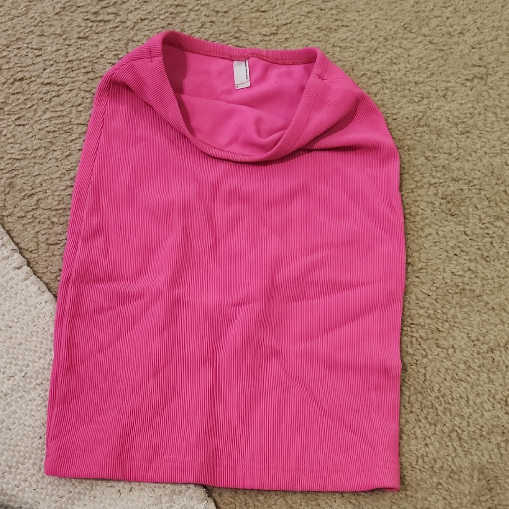 Pink Women's American Apparel Skirt